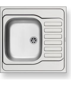 Sink Pyramis INTL 60X60 1B(34X40X18) 1D F left