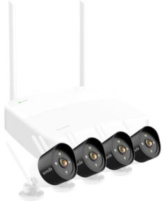 Tenda K4W-3TC video surveillance kit Wired & Wireless 4 channels