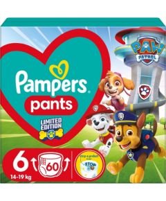 PAMPERS WB Paw Patrol diapers size 6 14-19kg 60 pcs.