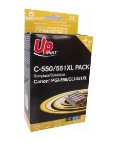 Tintes kārtridžs UPrint Canon PGI-550/CLI-551 Multipaka
