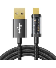 Cable to USB-A / Lightning / 2.4A / 1.2m Joyroom S-UL012A12 (black)