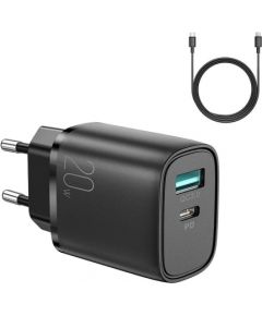 Charger 20W Dual-Port C-L Cable Joyroom L-QP2011 (black)