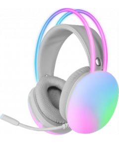 Mars Gaming MH-GLOW RGB Chroma Flow spēļu austiņas 3,5 mm / USB