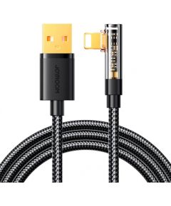 Angle Cable to USB-A / Lightning / 1.2m Joyroom S-UL012A6 (black)