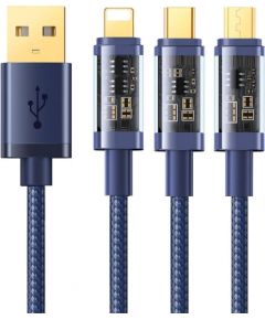 Cable 3w1 3.5A 1.2m Joyroom S-1T3015A5 (blue)