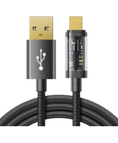 Cable to USB-A / Lightning / 2.4A / 2m Joyroom S-UL012A20 (black)