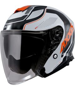 Axxis Helmets, S.a Mirage SV Trend (M) A4 WhiteBlackOrange ķivere