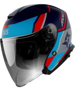 Axxis Helmets, S.a CASCO AXXIS OF504SV MIRAGE SV DAMASKO C7 AZUL MATE M