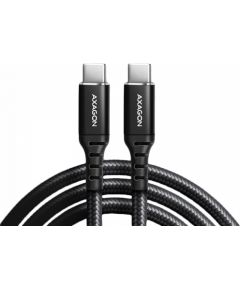 Axagon Data and charging USB 2.0 cable length 3 m. 3A. PD 60W, 3A. Black braided.