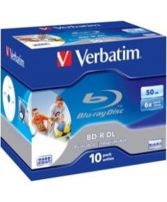 Verbatim BD-R DL Matricas 50 GB / 6x / 10 Pack Jewel