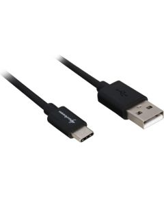 Sharkoon USB 2.0 A - USB C Adapter - black - 3m