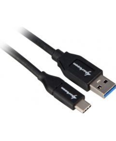 Sharkoon USB 3.1 Cable A-C - black - 1m