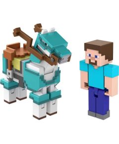 Mattel Minecraft Armored Horse and Steve Game Character