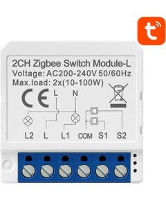 Smart Switch Module ZigBee Avatto LZWSM16-W2 No Neutral TUYA