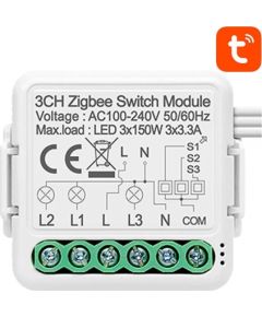 Smart Switch Module ZigBee Avatto N-ZWSM01-3 TUYA