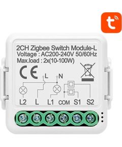 Smart Switch Module ZigBee Avatto N-LZWSM01-2 No Neutral TUYA