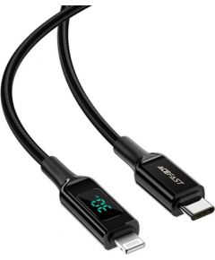 Cable USB-C to Lightning Acefast C6-01, 1.2m (black)