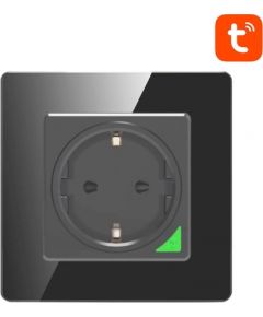 Smart WiFi Wall Socket Avatto N-WOT10-EU-B TUYA (black)