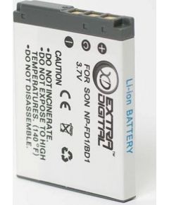 Extradigital Sony, battery NP-BD1, NP-FD1