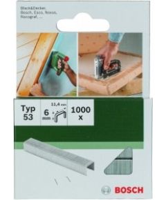 Skavas Bosch 2609255819; 11,4x6,0 mm; 1000 gab.; tips 53 Skavotāji, naglotāji, kniedētāji