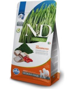 FARMINA N&D Spirulina Herring Adult Med/Maxi - dry dog food - 7 kg