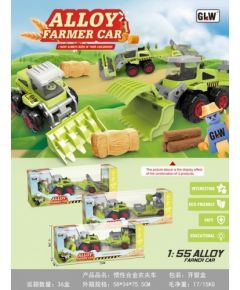 Lauksaimniecības traktors bērniem 1:55 Traktors + piekabe ar dārza smidzinātāju