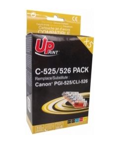 Tintes kārtridžs UPrint Canon PGI-525/CLI-526 Multipaka