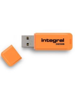 Integral USB Flash Drive Neon 32GB USB 2.0 - Orange