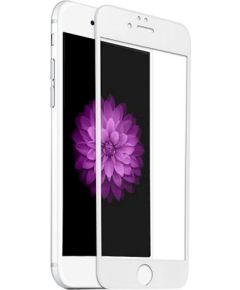 Fusion Full Glue 5D Tempered Glass Aizsargstikls Pilnam Ekrānam Apple iPhone 7 Plus | 8 Plus Balts