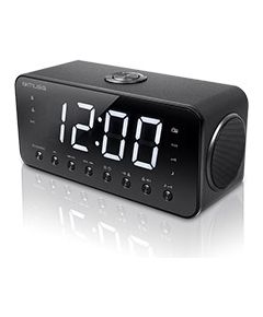 Muse Clock radio  M-192CR Black, Display : 1.8 inch white LED with dimmer