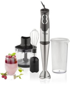 Gallet Blender Naucelle 3in1 GALMIX435 Hand Blender, 500 W, Number of speeds 2, Chopper, Ice crushing, Black/Stainless steel