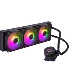 Cooler Master MasterLiquid 360L Core ARGB Computer case, Processor Liquid сooling kit 12 cm Black