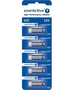 5 x alkaline batteries everActive 27A 12V- blister 5 pcs.