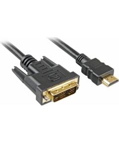 Sharkoon Adapter HDMI -> DVI-D (18+1) black 5m