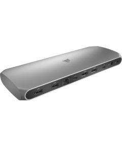 Corsair TBT100 Thunderbolt 3 Dock, Docking Station (silver, HDMI, Power Delivery, RJ-45)