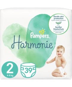 Pampers Harmonie Diapers 4-8kg, size 2-MINI, 39pcs
