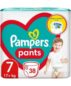 Pampers Pants 17kg+, size 7-XXLARGE, 38pcs