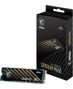 MSI SPATIUM M450 PCIe 4.0 NVMe M.2 500GB PCI Express 4.0 3D NAND