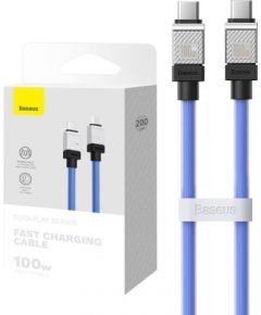 Cable USB-C do USB-C Baseus CoolPlay 100W 2m (blue)