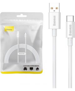 Cable USB do USB-C Baseus Superior 100W 2m (white)