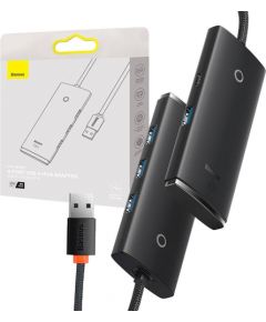 HUB  Adapter 4-Port USB Baseus OS-Lite 25cm (Black)
