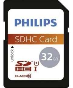 Philips SDHC 32 GB Class 10 UHS-I/U1 V10 (FM32SD45B/00)