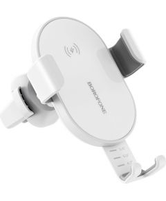 Borofone car phone holder-charger Q5, white