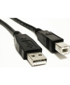 Akyga AK-USB-04 USB cable 1.8 m USB 2.0 USB A USB B Black