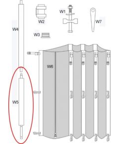 Zipro Dolny słupek stelaża siatki do trampoliny 12FT/374cm