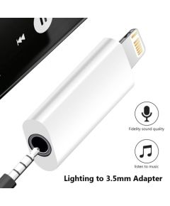 RoGer AUX adapteris Lightning - 3,5 mm