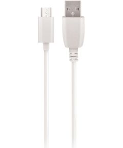 Maxlife cable USB - microUSB 1,0 m 1A white