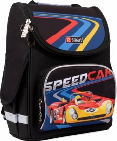 Skolas mugursoma ar cietu rāmi Smart PG-11 Speed ​​Car Pюкзак