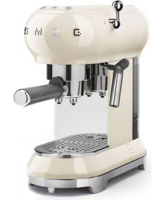 Smeg ECF01CREU Cream 50's Style Aesthetic Espresso Manual Coffee Machine