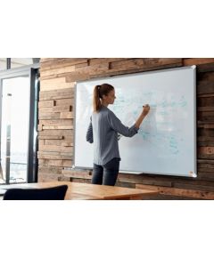 Magnetic white board Nobo Whiteboard Premium Plus enamel 150x120cm Stikla tāfeles